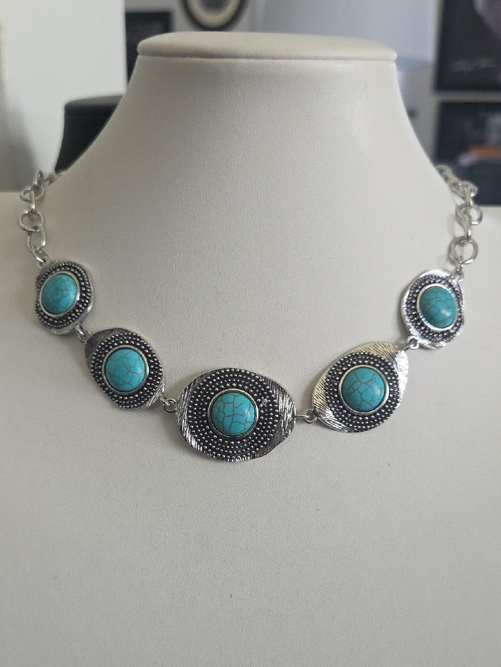 Paparazzi Homestead Harmonh Blue Necklace NWT